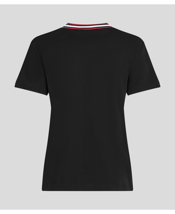 RIB NECK SIGNATURE T-SHIRT