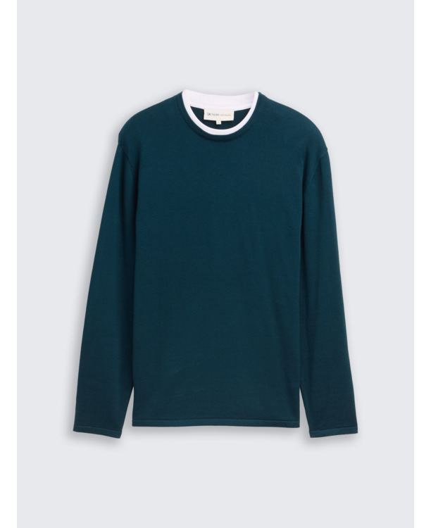 Gebreite trui met detail