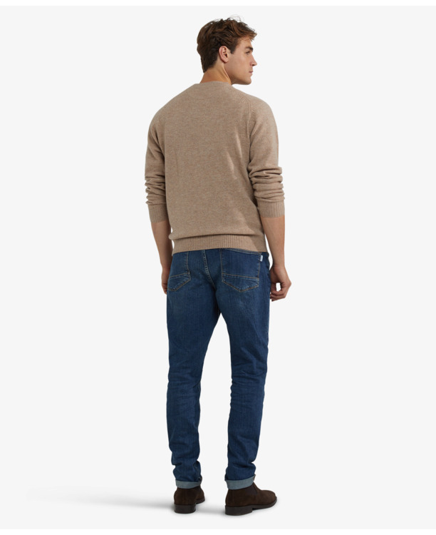 Lambswool Crew Neck sweater 100% Lambswool Heren