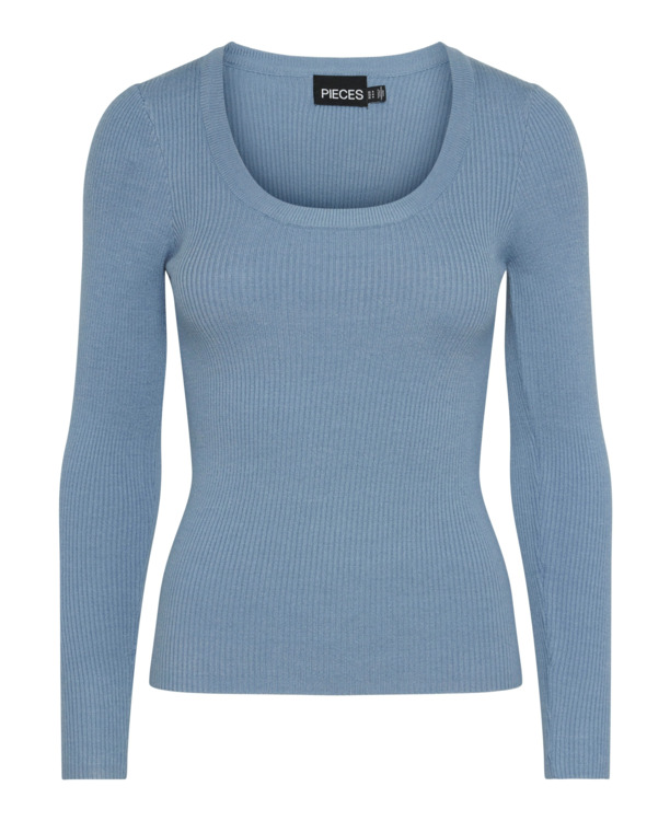 PCMIRA LS U-NECK KNIT NOOS BC