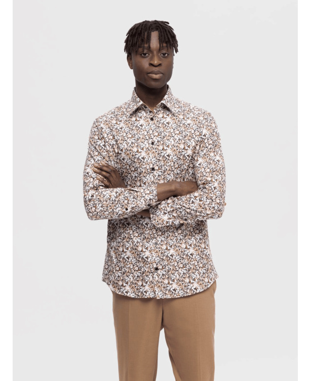 SLHSLIM-ETHAN SHIRT LS AOP NOOS