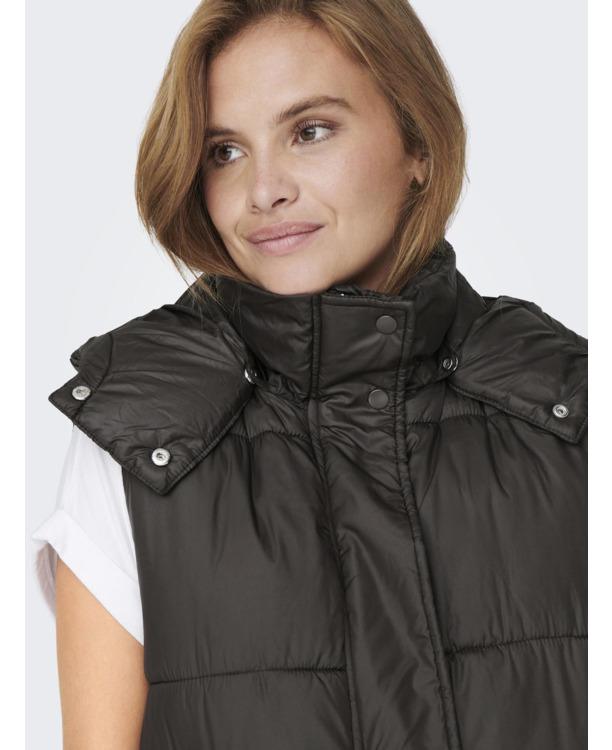 ONLY Dames Sleeveless hooded bodywarmer