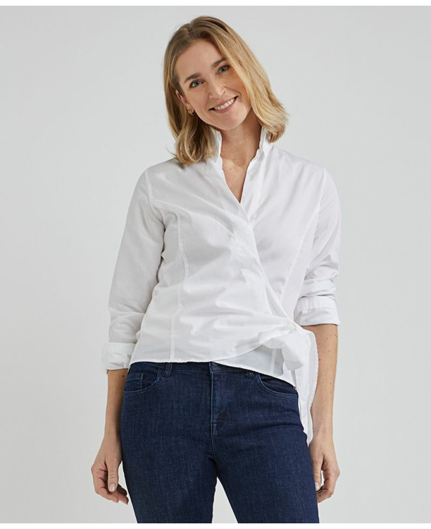 Steppin' Out Wikkel Blouse Julia Wit