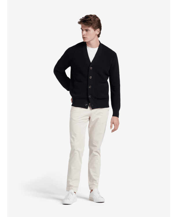 No Label Heren vest Boston Heavy-knit