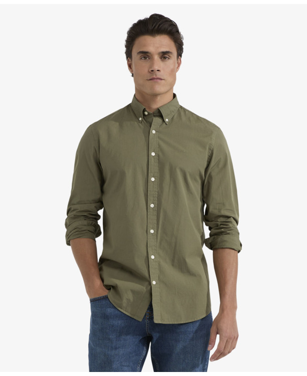 Summer Poplin Shirt 100% Cotton Heren