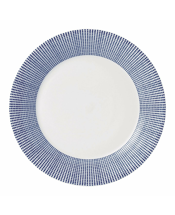 Pacific Plate 24cm 9.4in Blue Dots