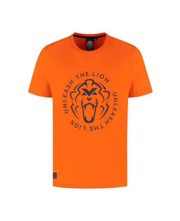 T-Shirt - Oranje - Unleash The Lion