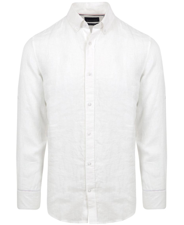 Suitable Overhemd Linnen Wit