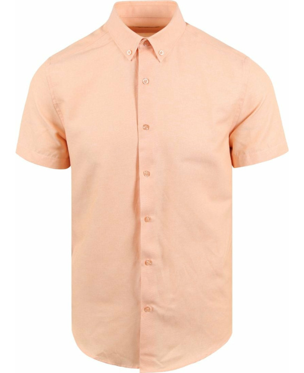 Suitable Short Sleeve Overhemd Oranje