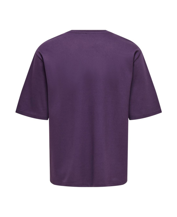 Relaxed Fit O-hals T-shirt met korte mouwen in relaxte pasvorm voor heren Heren