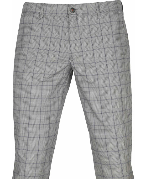 Suitable Chino Pico Grijs Geruit
