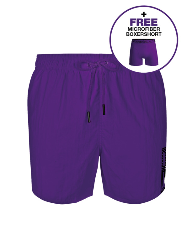 Heren Zwembroek Effen Pinkish Purple