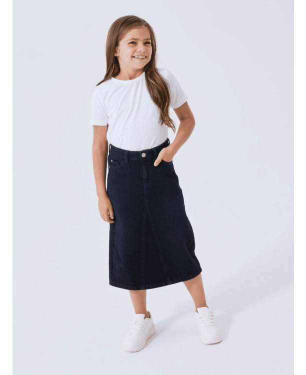 NKFLOUISE LONG DNM SKIRT 6368-MD EP