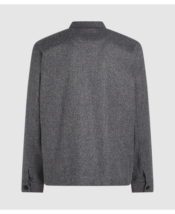 BRUSHED MELANGE OVERSHIRT