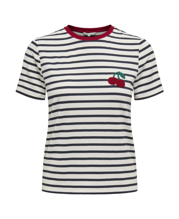 Regular Fit O-Neck Short Sleeves (S/S) GESTREEPT TEE