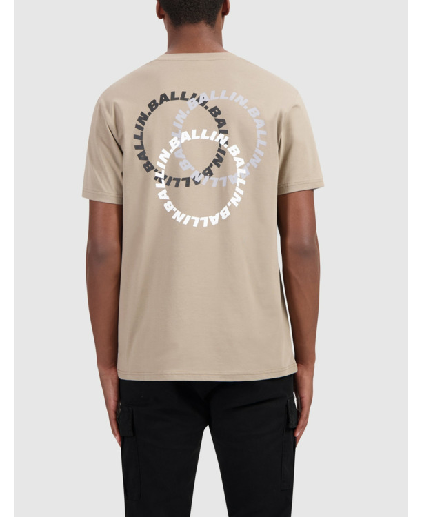 Driehoekige Cirkels Logo T-shirt Mannen