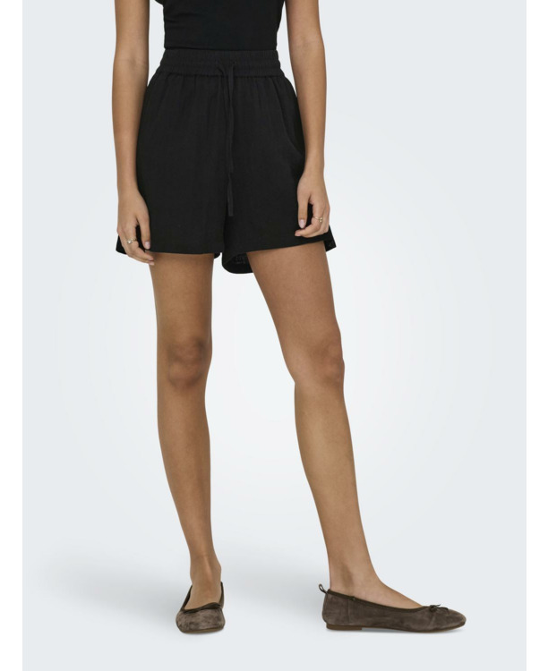 Loose Fit Katoenen shorts met riem