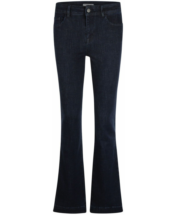 Steppin' Out Flared Jeans Dames Dark Blue Denim