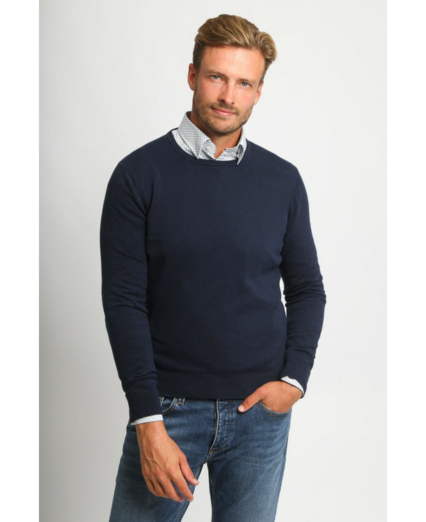 Suitable Respect Oinir Pullover Navy