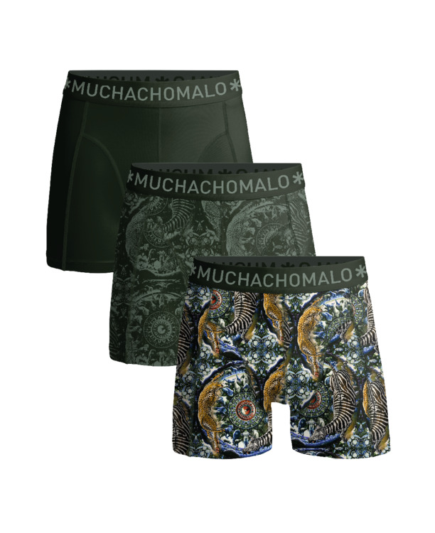 Jongens 3-Pack Boxershorts Print/Print/Effen