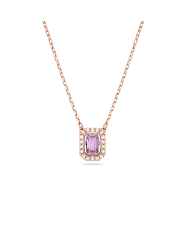 Una Millenia Dc Pendant SINGLE Rose Gold shiny Purple
