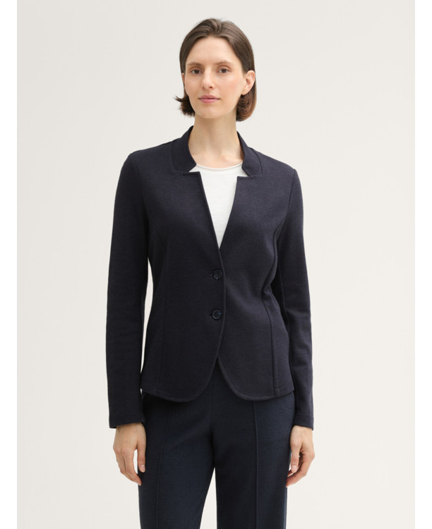 Gemêleerde blazer met pasvorm