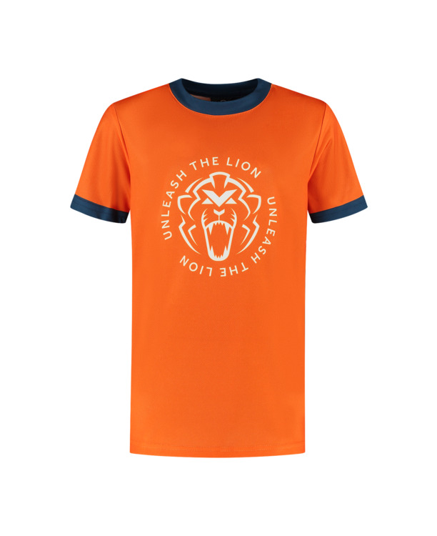 Kids - Sportshirt - Oranje - Unleash The Lion
