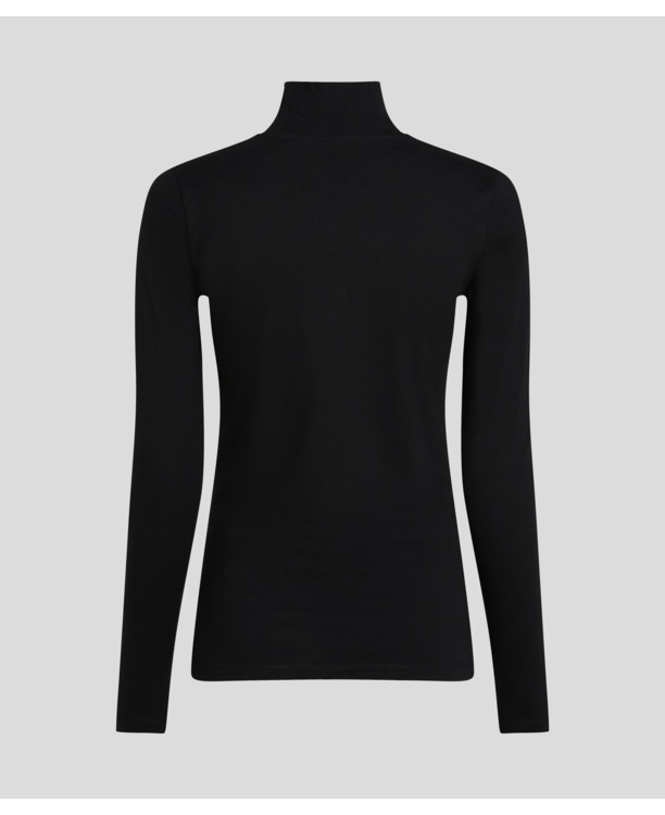 MOCK NECK LS T-SHIRT
