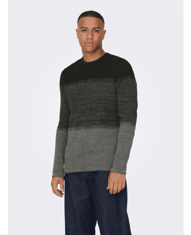 ONSPANTER LIFE 12 STRUC CREW KNIT N