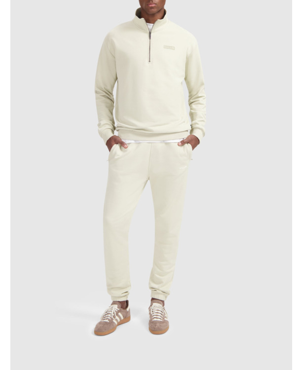 Box Logo Half-zip Sweater 100% Cotton Men