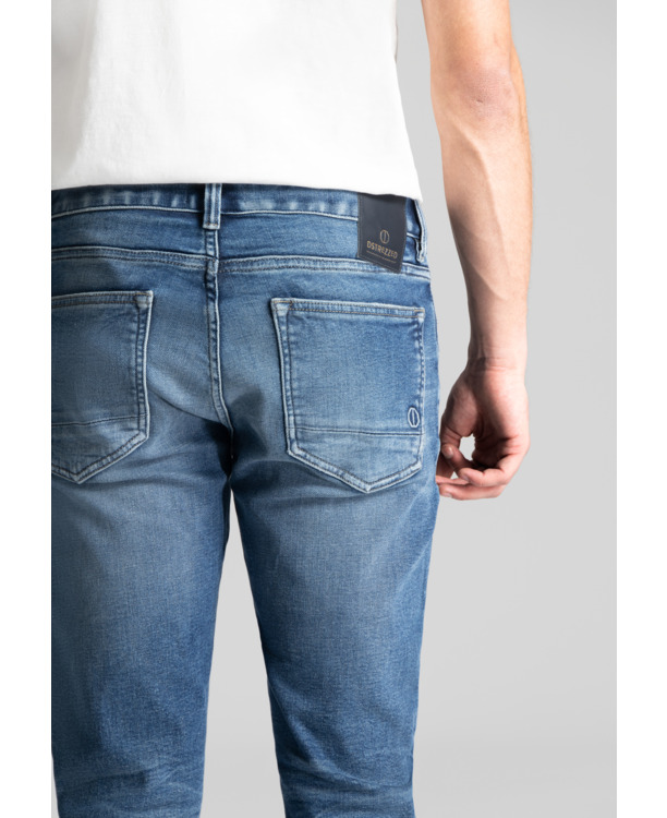 Sir B Tapered Fit Classic Worn Blue