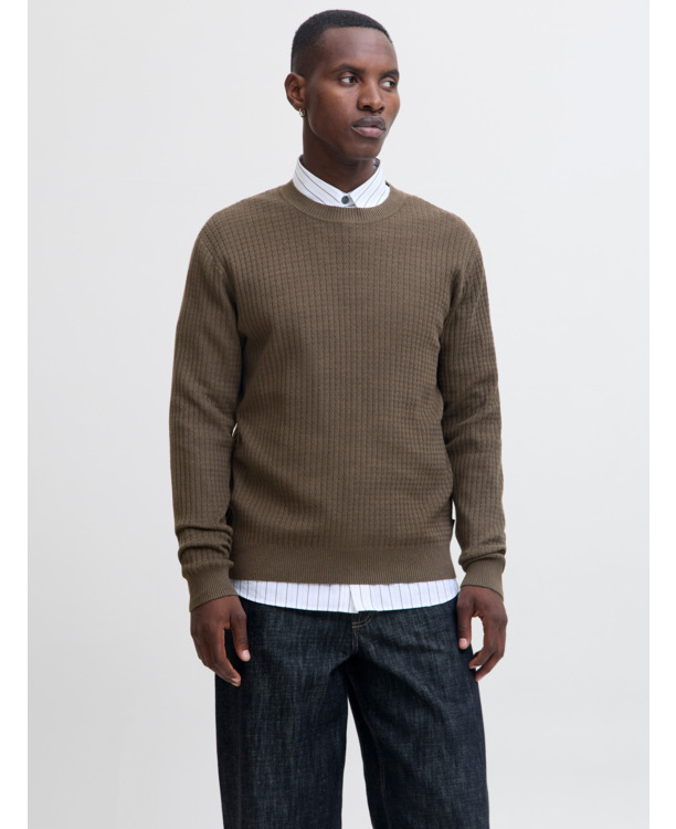 JPRBLUBARKLEY KNIT CREW NECK CH LN
