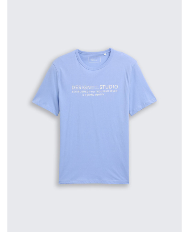 Eenvoudig T-shirt met logo-opdruk