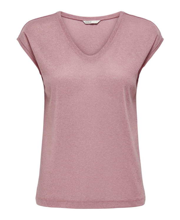 Loose Fit O-Neck Short Sleeves (S/S) Basic top met ronde hals en korte mouwen voor jeugdige elegantie