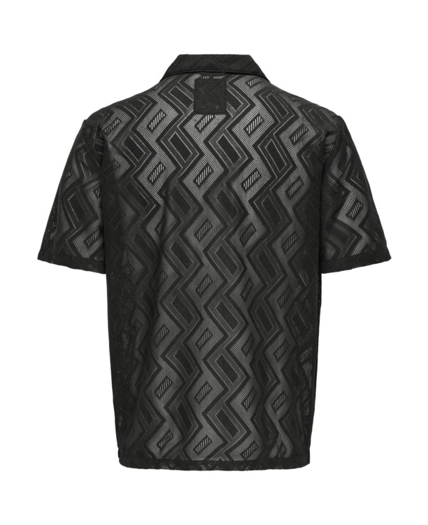 Regular Fit Resort Kraag Korte Mouwen (K/M) Heren