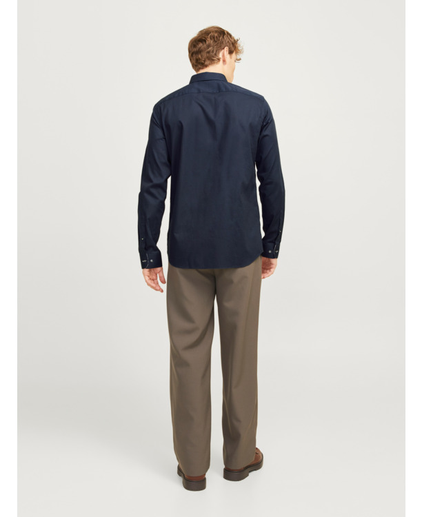 JPRBLALEEDS PRINT DOBBY L/S SHIRT L