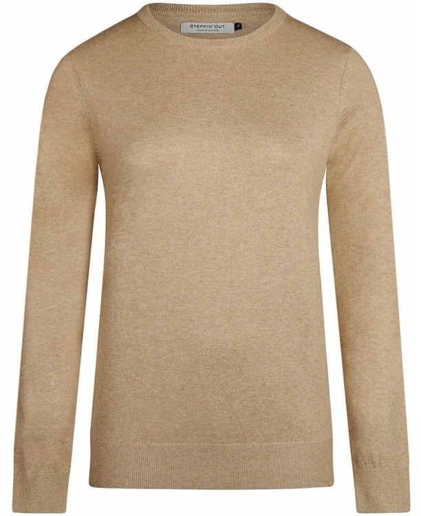 Steppin' Out Damestrui Cotton Cashmere Beige