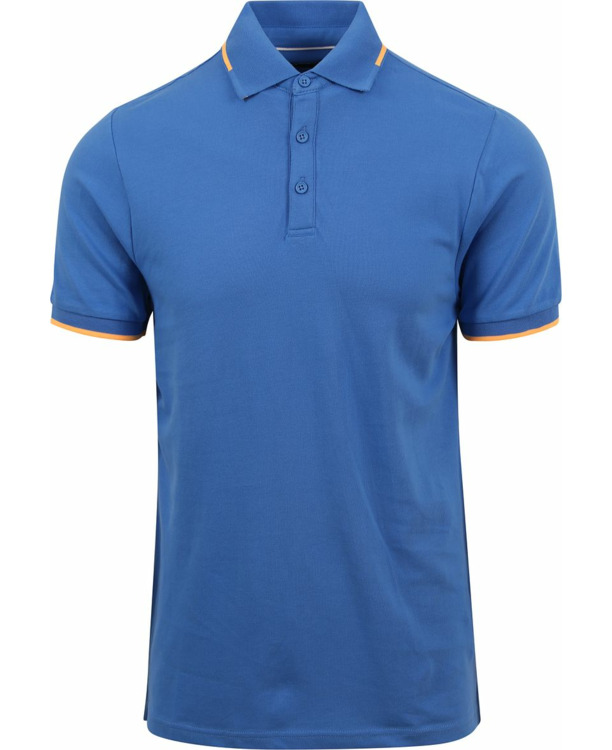 Suitable Fluo B Polo Blauw