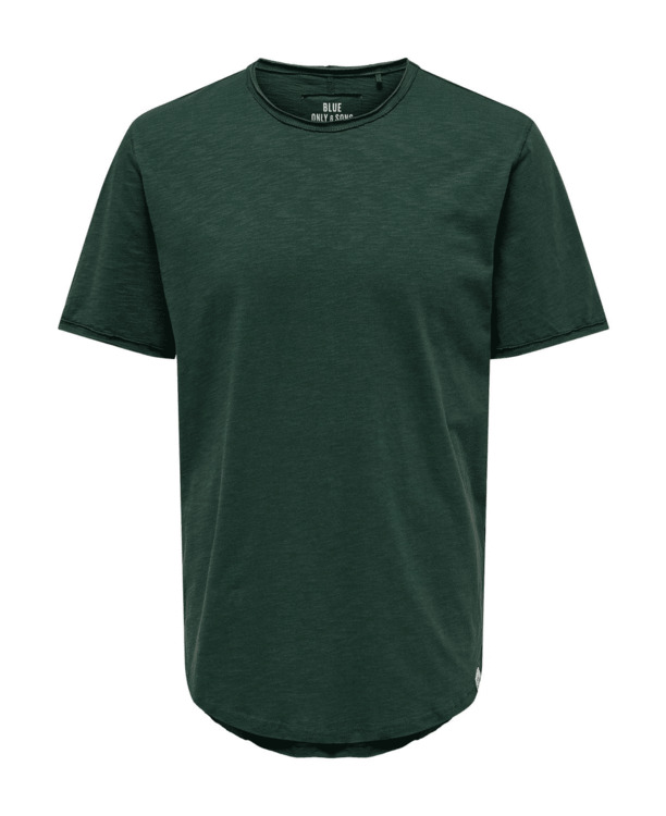 Lange lijn pasvorm O-hals korte mouwen (K/M) Heren