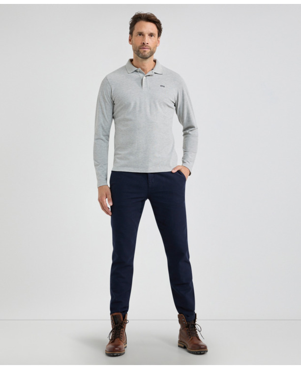 Classic Polo Long Sleeves 100% Cotton Heren