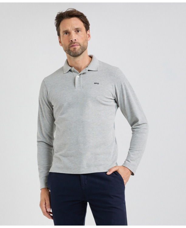 Classic Polo Long Sleeves 100% Cotton Heren
