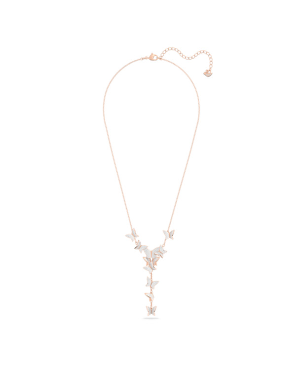 Idyllia Lilia Necklace Rose Gold shiny Crystal