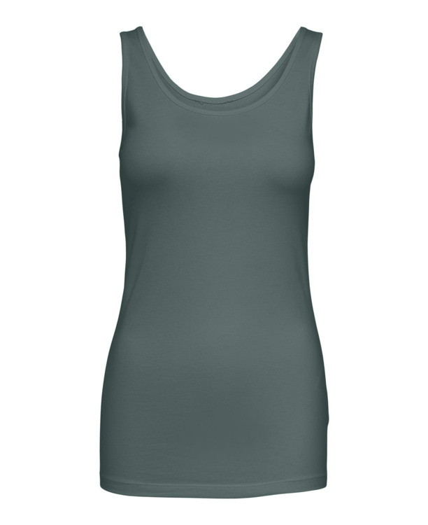 Slim Fit U-Neck Sleeveless (S/L) Klassieke Basic mouwloze tanktop met U-hals