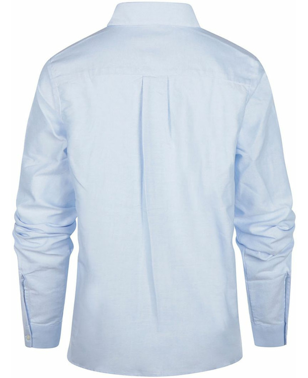 Steppin' Out Blouse Bibi Oxford Lichtblauw