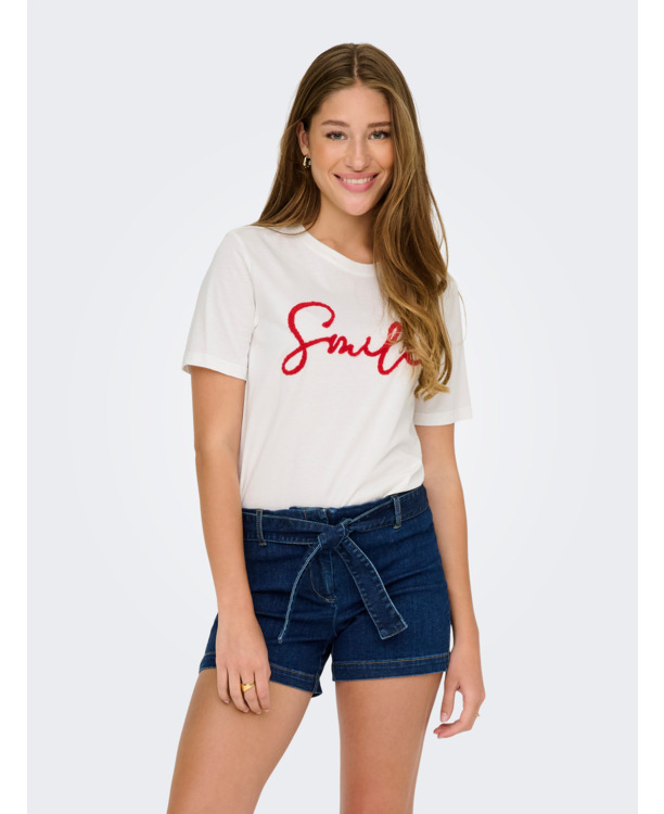 ONLKIKO LIFE S/S O-NECK TERRY TOP C