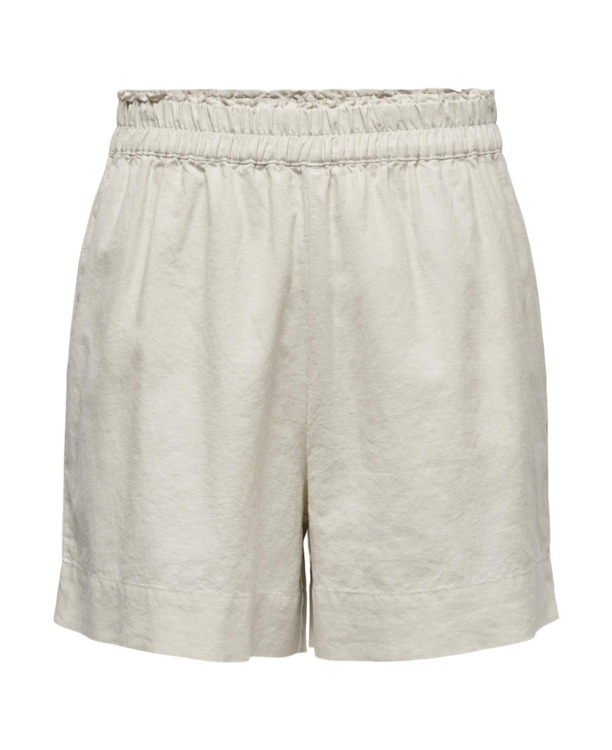 Regular Fit Pull-On Shorts van linnenmix