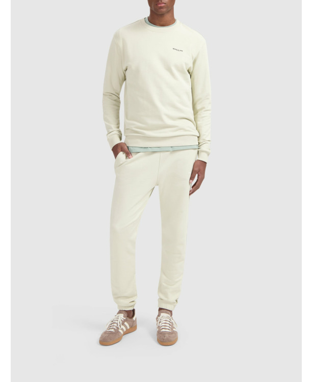 Tweekleurige Palm Sweater 100% Katoen Mannen