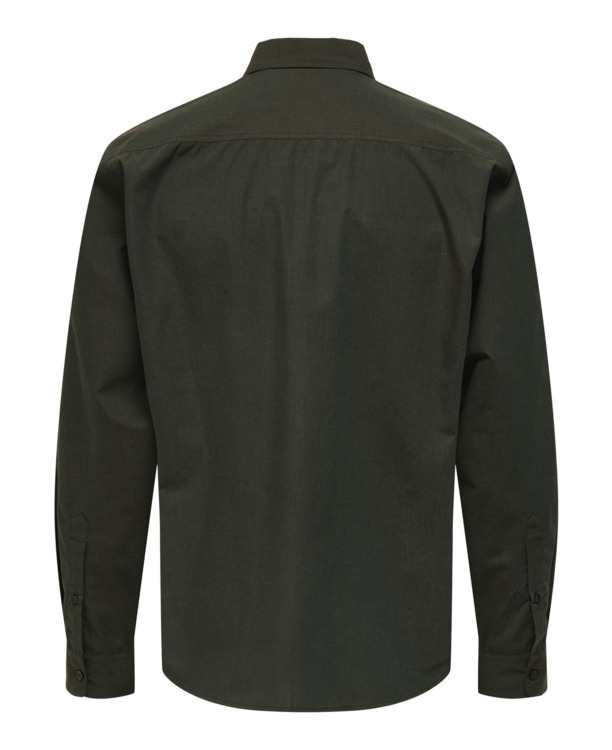 Regular Fit Overhemdkraag Lange Mouwen (L/M) Heren