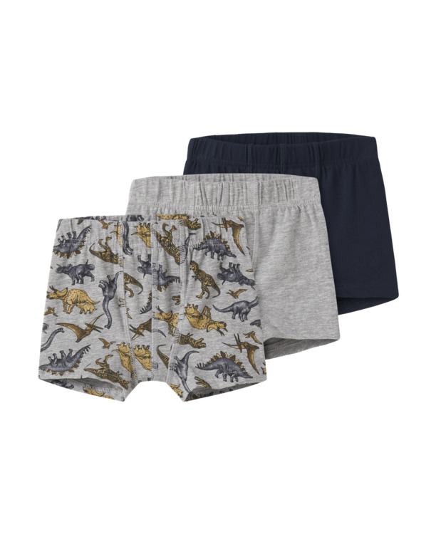 NMMPTIGHTS 3P GREY MELANGE DINO INJ