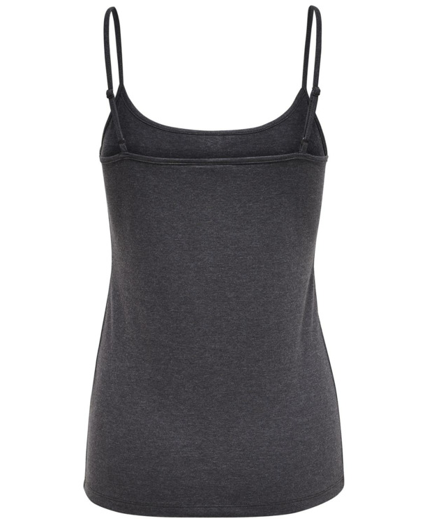 Regular Fit U-Neck Sleeveless (S/L) Regular fit tanktop met knoopsluiting